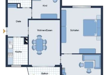 Wohnung Remscheid Alt-Remscheid - 4 Zimmer, 96 m&sup2;, 900&euro; | Angebot:27071428
